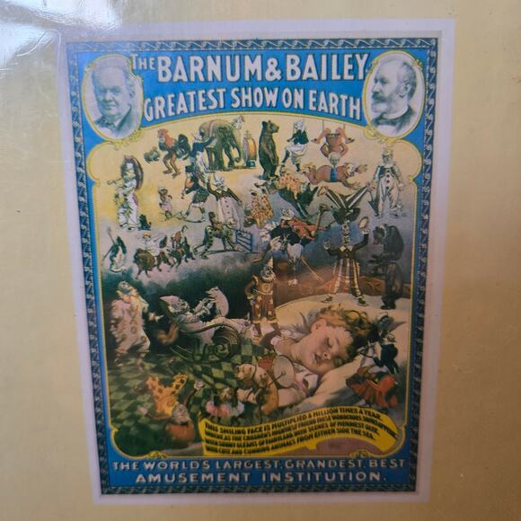 1990 Barnum & Bailey Circus Henry Ford Museum & Greenwood Village 12x16 Puzzle - Picture 1 of 6